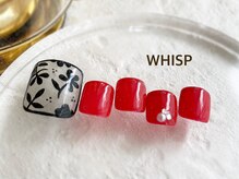 ウィスプ(WHISP)/クリアフラワーネイル/フット