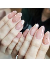 エヌドット 中目黒(N.)/【お客様デザイン】桜ネイル