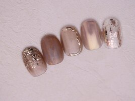 シンプルニュアンスネイル