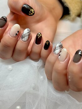 クローバーネイル(clover nail)/バレンタインネイル