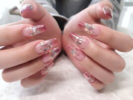 リキッドグラデシェルネイル