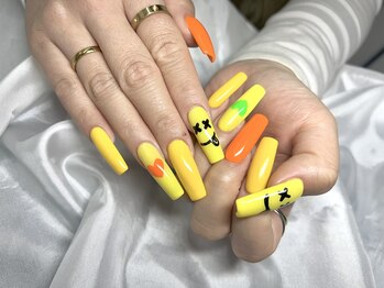 ヤシネイル(Yashi Nail)/シンプル持込 イラストネイル