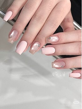 美人計ネイルサロン/2-4本シンプルデザイン¥4900