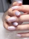 シェルミラー/夏ネイル/春ピンク