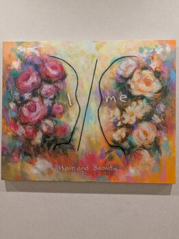 アイミービューティー(I'/me beatuy)/ロゴをオーナー祖母が自作