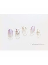 ティーケーネイルパレット/ぬりかけ　デザインコースA