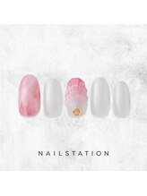 ネイルステーション たまプラーザテラス店(NAIL STATION)/マーメイドネイル／パラジェル