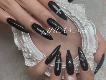 ユアンネイル(YUAN.Nail)の写真/【90分シンプル持ち込み¥7980】時間内シンプルなベースに3~5本までアート・シール・ホロ・ストーン付け放題