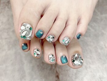 クラル 平塚店(CURAR)/埋め尽くしフットネイル