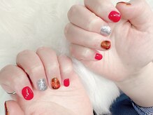 アップネイル/ショートネイルでも可愛い♪