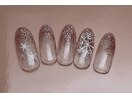 雪ネイル
