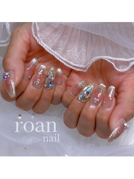ロアンネイル(roan nail)/チークマグネットフレンチ
