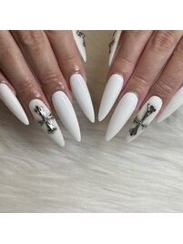 長さ出しワンカラーアート