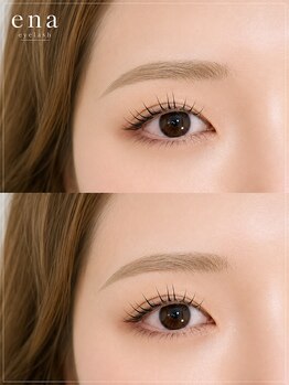 エナ(ena)の写真/ぱっちり可愛い目元に印象チェンジ！ビューラーいらずで毎日のメイクもラクに。