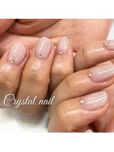 クリスタルネイル ゆめタウン博多店(CRYSTAL NAIL)/シンプルネイル