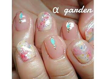 ネイルサロン アルファガーデン 町田本店(α garden)/4本アートコース●オフ込み2h