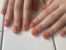 Jr.ネイリストYotsuha施術 simple1color 2500yen