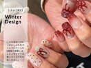 ガーリー冬ネイル♪