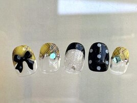 イエローチェックリボン 10480円