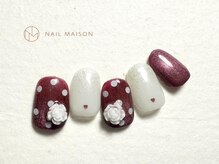 ネイルメゾン 梅田(NAIL MAISON)/ちゅるんマグドットバラ