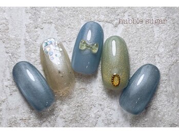 バブル シュガー バイ ネイルクローネ(bublle sugar by.nail crone)/【期間限定】マグネット×アート