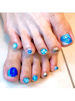 アヤネイルズ アンド アイラッシュ(AYA NAILZ.＆Eyelash)/わちゃっとポップネイル