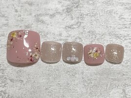 押し花ネイル