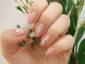 マニペディ ザ サロン 虎ノ門ヒルズステーションタワー店/シェルジェルネイル￥9900