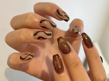 ジュイール ネイル 千葉店(Jouir nail)/ブラウンでシックに