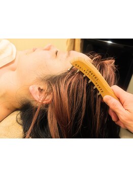 ヘッドスパで癒されたい