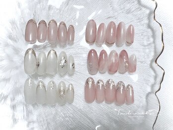 トゥーシェネイルズ 上中野店(Touche’nails)の写真/《オフアート込み60分》持ち込みOK☆ブライダルなど大切なイベントにも大人気★あなたの理想の指先を提供♪