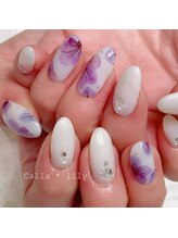カラーリリー 恵比寿(Calla lily)/水彩ネイル