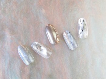 ネイルサロン ソウ 京橋店(Nail Salon Sou)/ニュアンス×大理石風