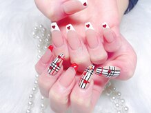 メイク 池袋(Meik)/ハートネイル冬