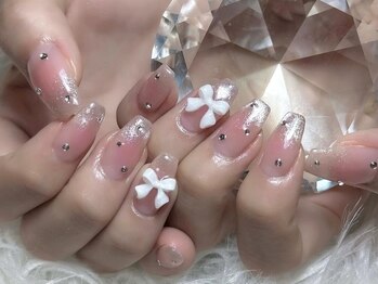 メゾンド シャルム カラット(maison de charme carat)の写真/モテ可愛ネイルで女子力UP♪毎月更新される定額デザインであなたのお気に入りがきっと見つかる☆