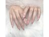 【Jrネイリスト】ＨＡＮＤラメグラ(ケア込み)￥3300/オフ込み￥3850