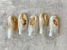 エムドットネイル 池袋(m.nail)/キャラメルニュアンス