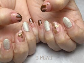 バレンタインネイル