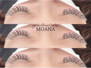 モアナ なんば店(MOANA)の写真/圧倒的持続力◎【オフ込★バインドロック100束¥5800】濃密な仕上がりで自まつ毛が少ない方もボリュームUP♪