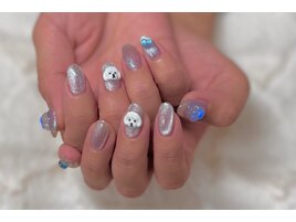 マグネット×ゆるかわネイル♪