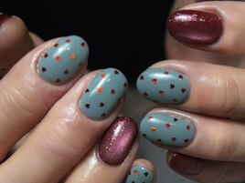 ハートホロネイル