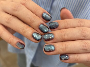 リヤン(Lien)の写真/【シンプルなニュアンスがオシャレ♪】韓国風、今話題のワンホンネイルもご対応可能◎《ワンカラー4500円》