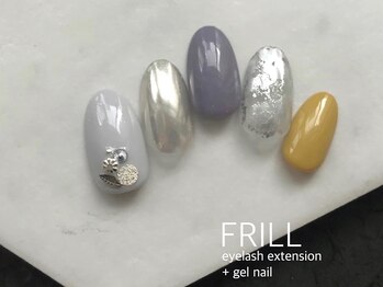 フリル(FRILL)/ミラーネイル☆初回￥8800