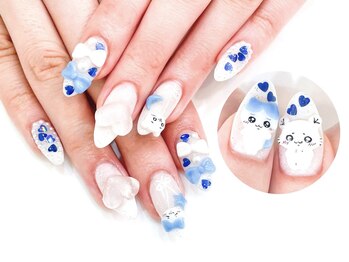 ネイルコレクション ピンク(Nail Collection Pink)/ちいかわ・ハチワレ・モモンガ♪