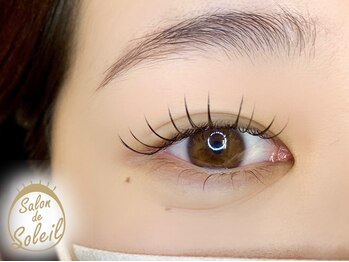 サロンドソレイユ 金山店(Salon de Soleil)の写真/圧倒的キープ力でリピーター続出！技術力で選ぶならソレイユで決まり☆【フラットラッシュ100本¥5990】