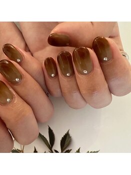 ミールネイル(mir nail)/yellow×gradation