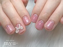 ミュー 表参道(myu-)/リボンネイル