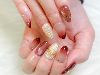 ルアナ(Luana.)/詰め込み秋ネイル