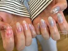 ラグ ネイル(RAG nail)の雰囲気（可愛すぎる手書きリボンやインクアート☆竹内作）