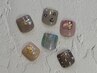 【Open記念★オフ代無料】(フット)親指アートコース¥11000→¥7700